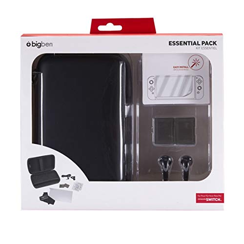 BigBen - Pack de démarrage d'accessoires I Noir (Nintendo Switch) BigBen - Pack de démarrage d'accessoires I Noir (Nintendo Switch)